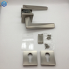 Satin Nickel Geometric Interlacing Zinc Alloy Door Handle