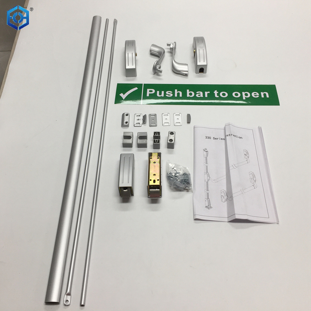 CE Marked To BS EN 1125 INTERTEK Concealed Vertical Rod Crossbar Exit Device