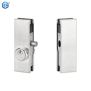 Stainless Steel Bottom Lock Patch Fitting For 3/4" Glass