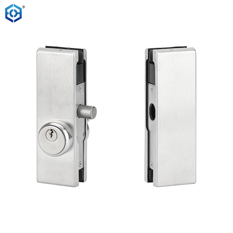 Stainless Steel Bottom Lock Patch Fitting For 3/4" Glass