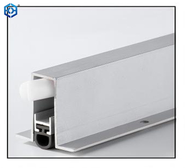 Automatic Door Bottom Seal Heavy Duty Metal Door Sweep with Neoprene Bulb Door Seal