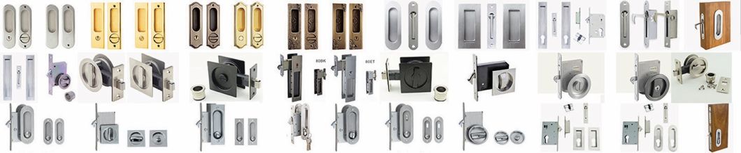 Sliding Door Lock Bedroom/Bathroom Door Pocket Lock