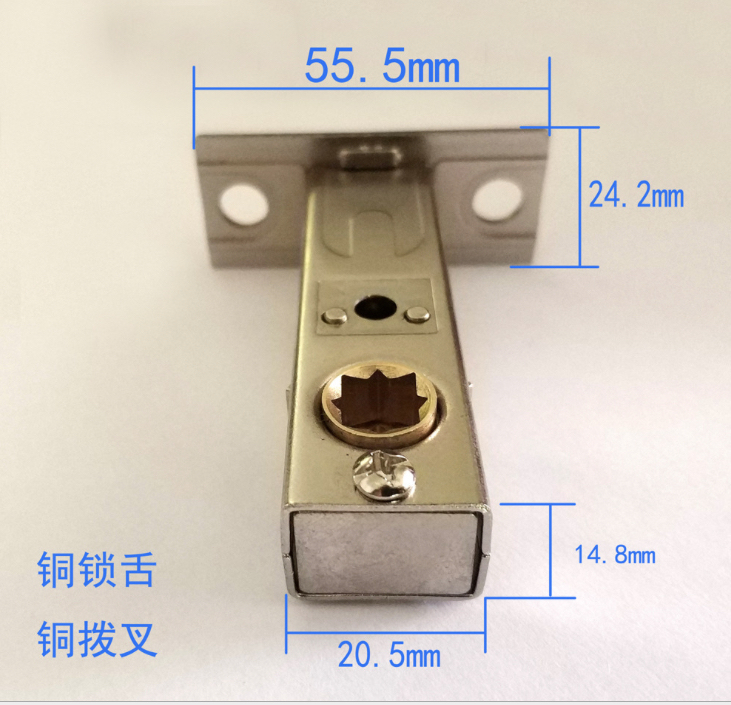 Aluminum Alloy Sliding Door Bolt Lock