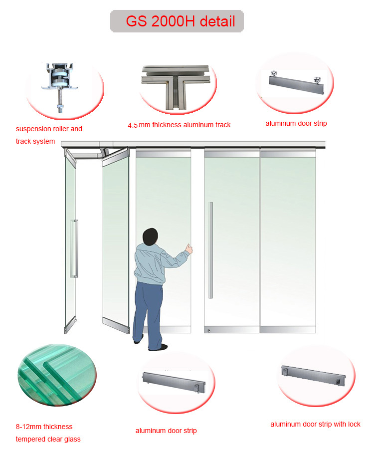 collapsible patio door