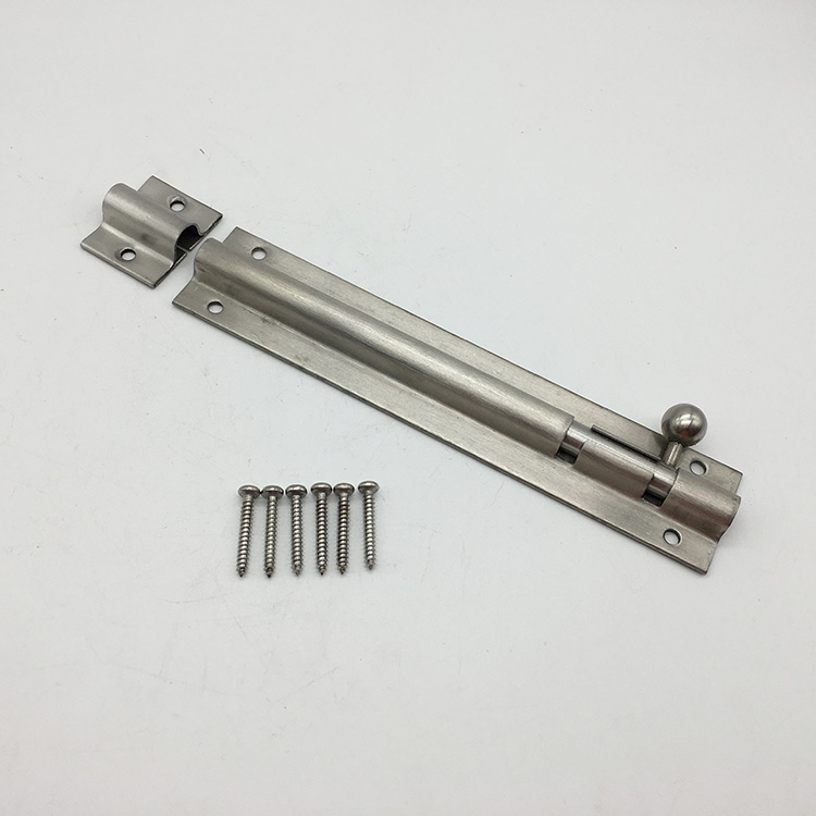 Stainless Steel Tower Bolt Latches Bolts Sliding Lock Door Barrel Bolt