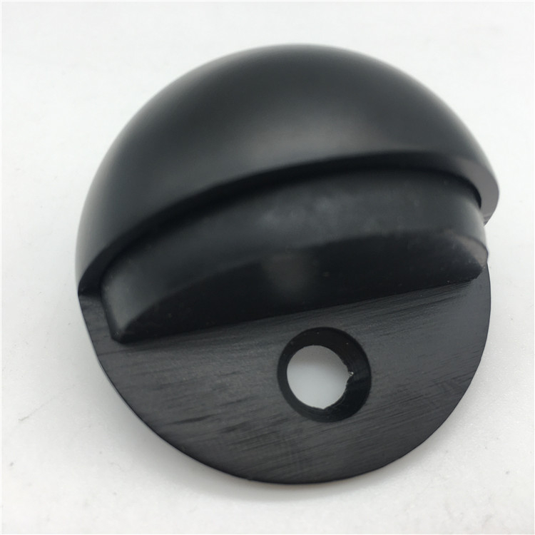 Black Stainless Steel 304 Rubber Hemisphere Door Stoppers For Metal Door Accessories 