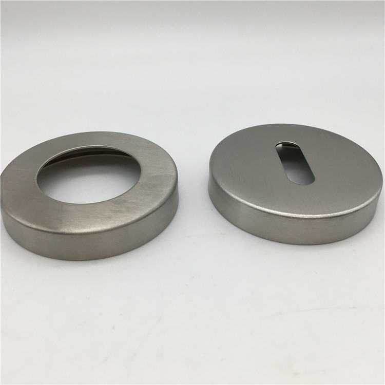 brushed chrome door handles