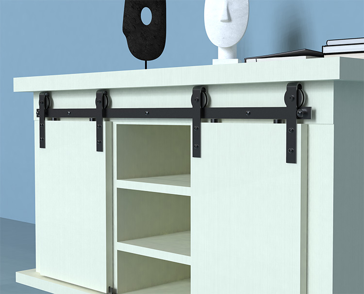 diy sliding cabinet door track