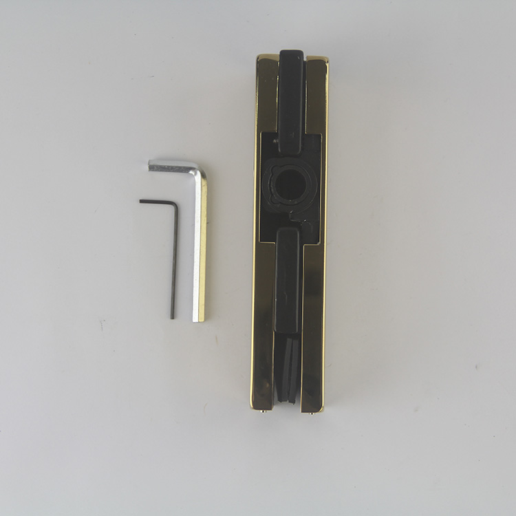 Copper Glass Shower Door Hardware Top Patch Fitting Clamp Frameless Shower Door Hinges