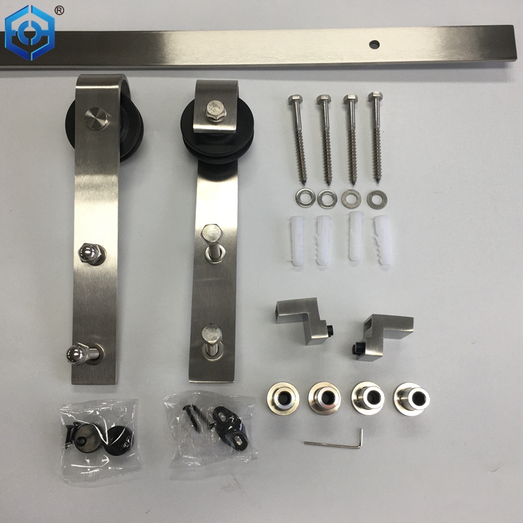 Stainless Steel Strap Sliding Barn Door Track And Hardware Kit Buy