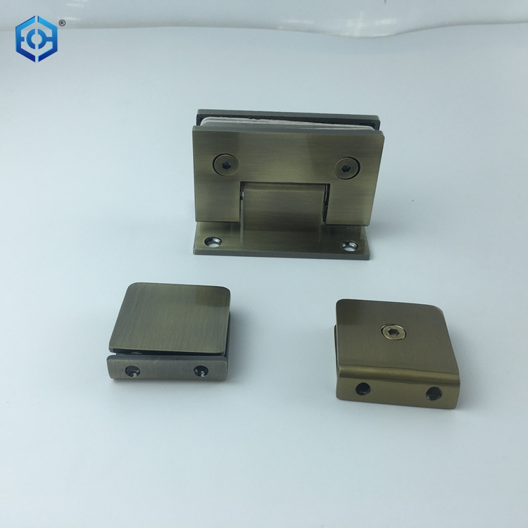 AB Stainless Steel Glass Clips Glass Hardware Glass To Wall Door Hinges