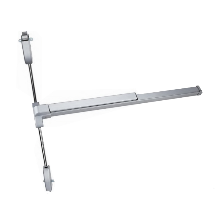 Push Bar Panic Exit Device Aluminum with Exterior Lever