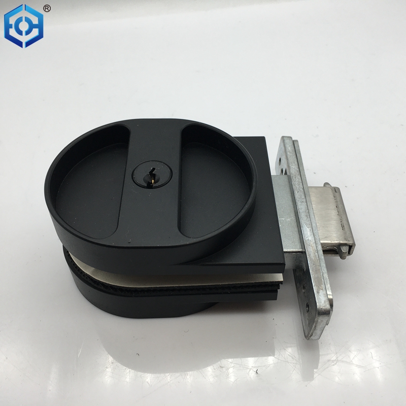 glass sliding door lock with key