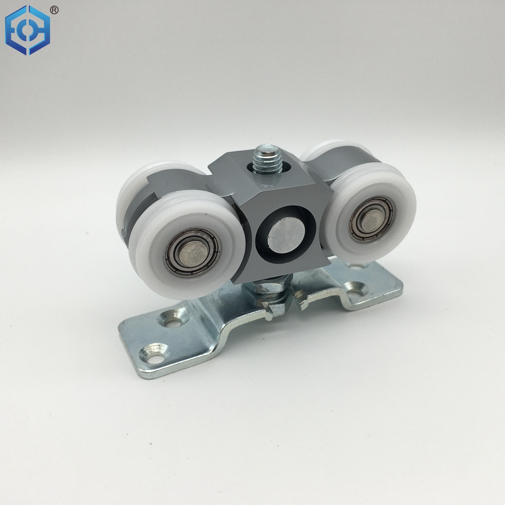 Plastic Or Zinc Alloy Hydraulic Both-way Soft Closer Wooden Sliding Door Roller