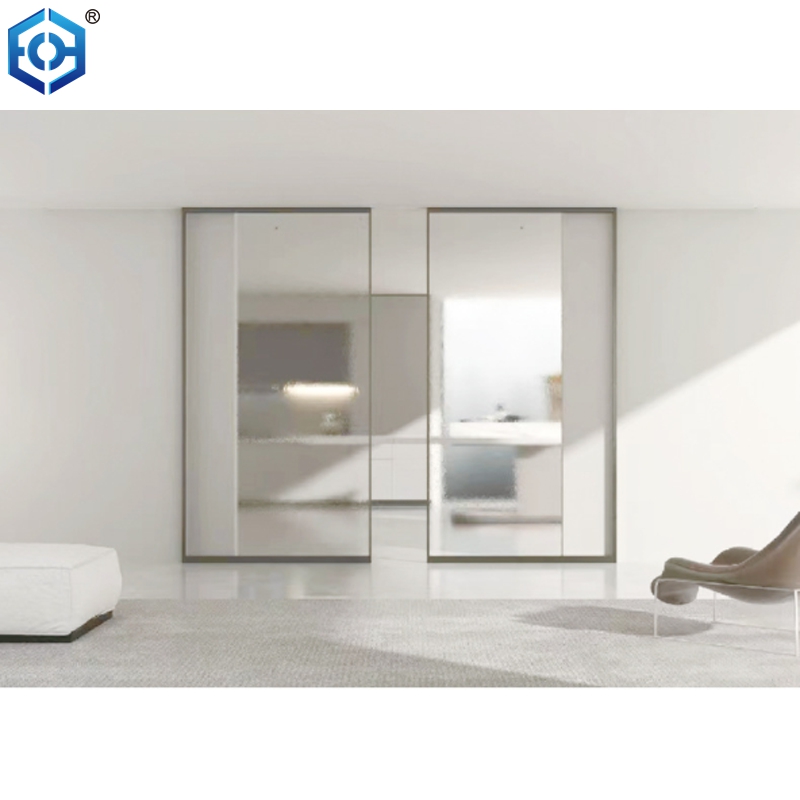 Soft Closing Interior Wall Mount Hidden Track Floating Sliding Door Hardware