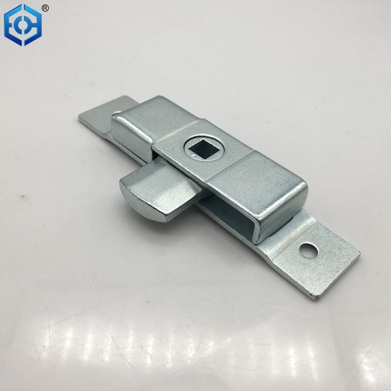 3-Point Dead Bolt Latch Heavy Duty Center Case Latch Lock Square Hole for Handle Insert
