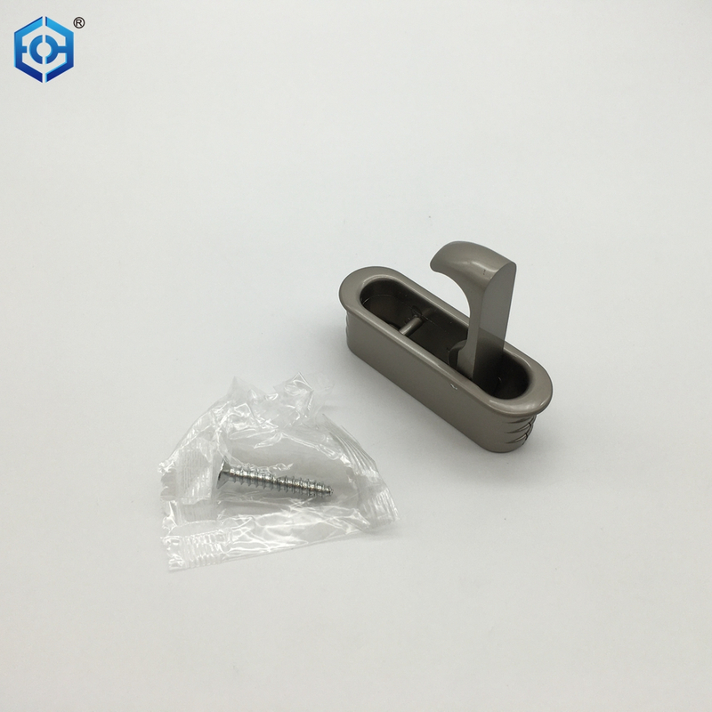 Satin Nickel Zinc Alloy Wall Mount Wall Mounted Concealed Coat Hook