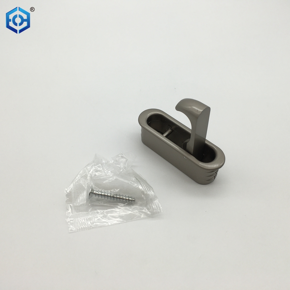 Satin Nickel Zinc Alloy Wall Mount Wall Mounted Concealed Coat Hook