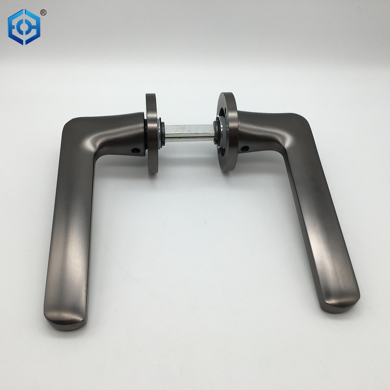 Black Easy To Install Aluminum Door Handles And Locks