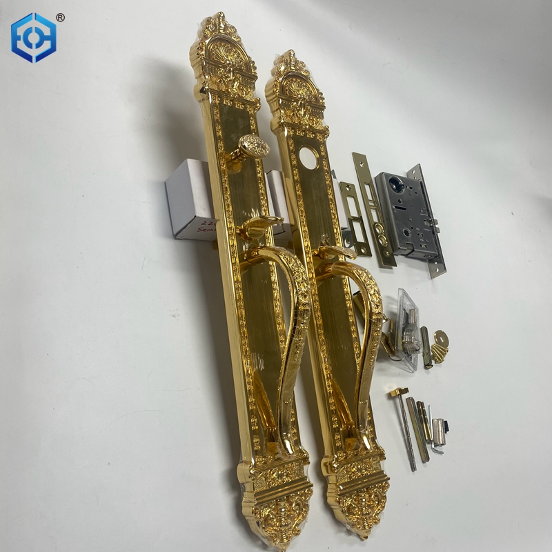 Solid Brass American Style Entry Door Lock with Knob