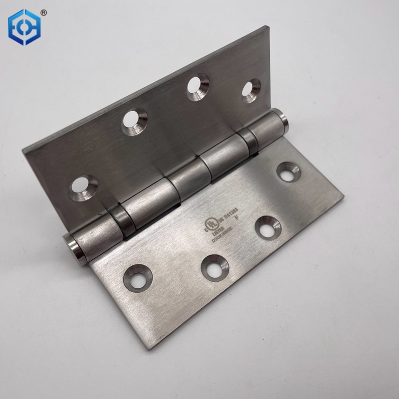 UL Certification SUS304 Fire Rated Bearing Handed Right Or Left Internal Wood Door Hinge
