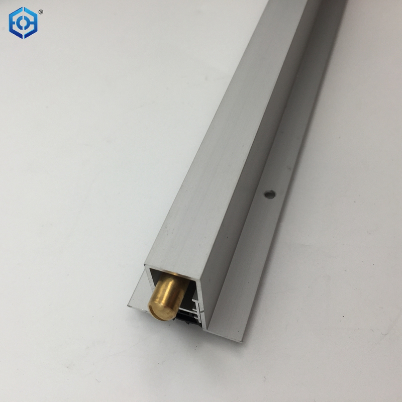 Automatic Door Bottom Under Door Seal with Double Neoprene Bulb Seal 1" Drop - 36" Mortised Automatic Door Sweep
