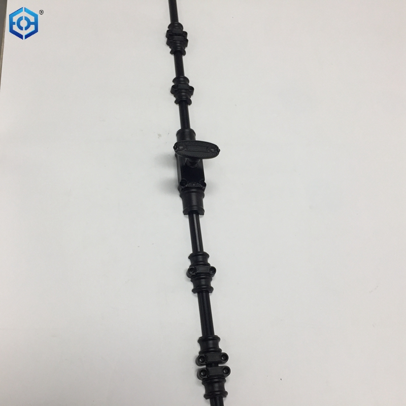 Antique Brass Finish Hardware 2 Feet Beaded Style Brass Cremone Bolt for Cabinets