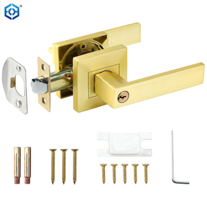 Zinc Alloy Heavy Duty Contemporary Design Door Lock Concealed Screws Installation Lever Handle Lock