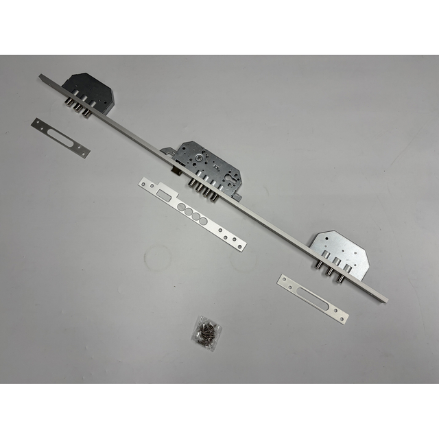 European Style 3 Multi-Point Mortise Lock Body Keyless Steel Door Security for Wooden Doors 50mm Backset