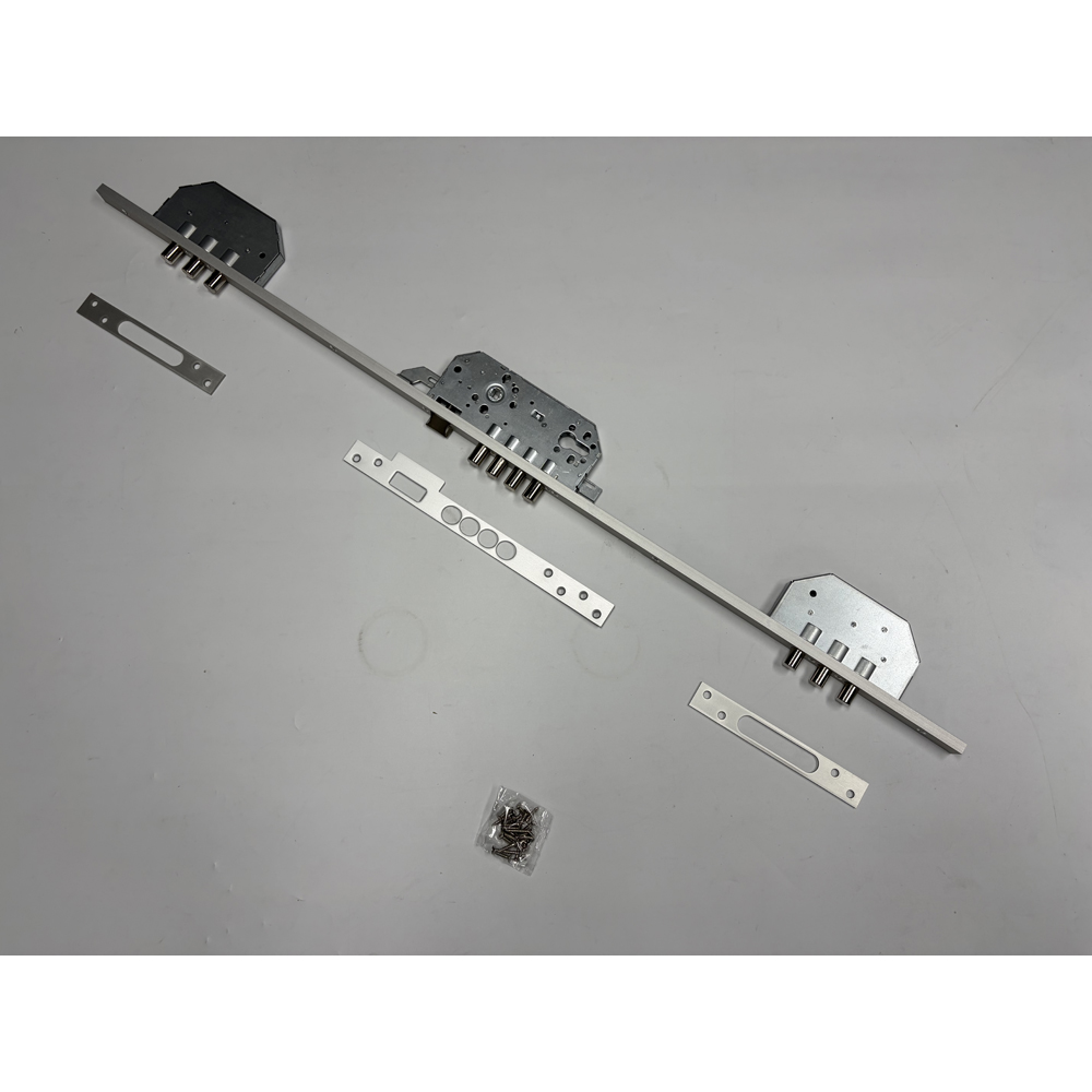 European Style 3 Multi-Point Mortise Lock Body Keyless Steel Door Security for Wooden Doors 50mm Backset