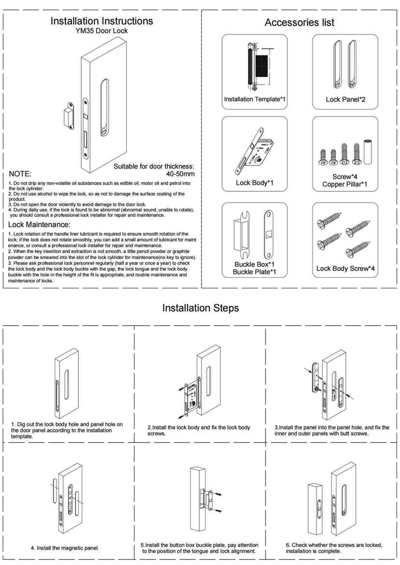 lock for sliding mirror closet door