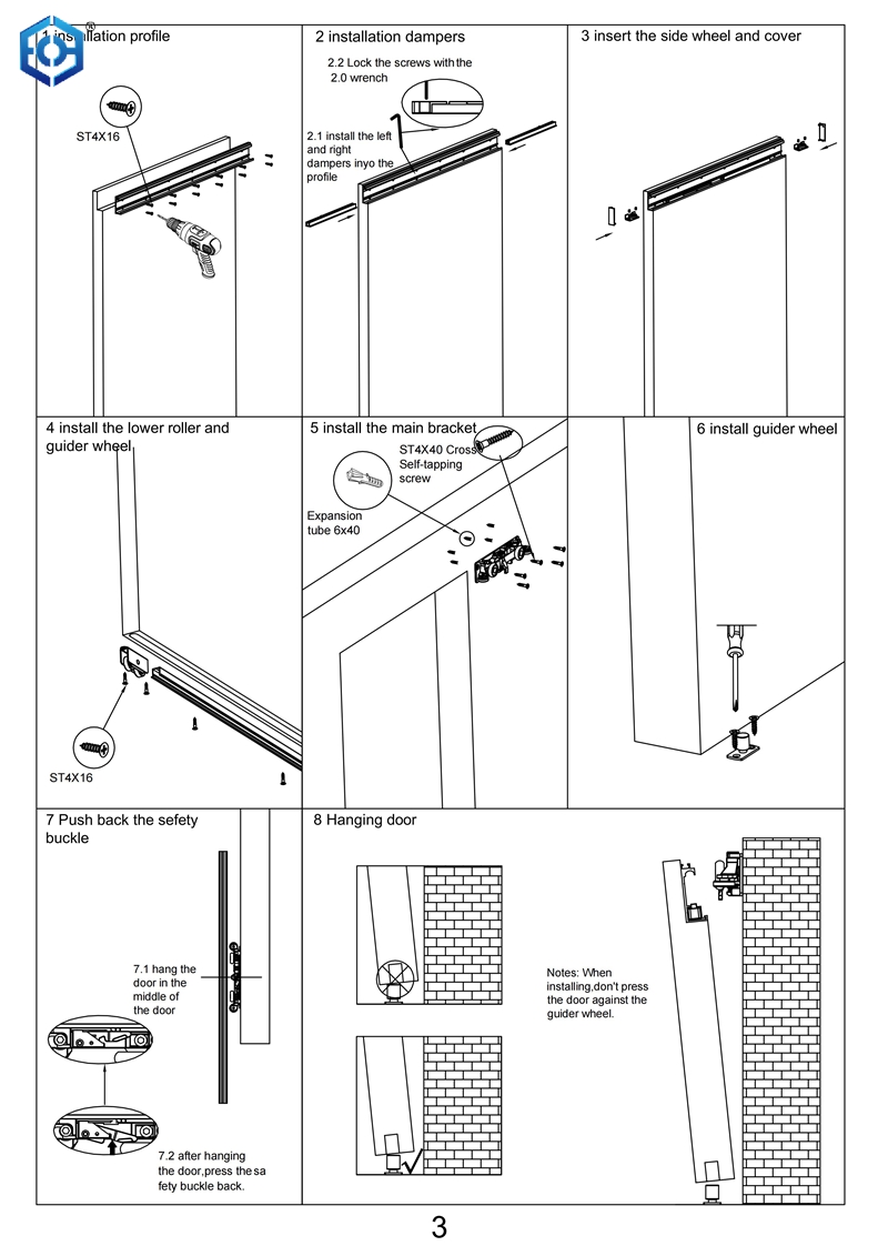 How to install the ghost door