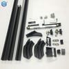 Flush Sliding Door System with Two-way Damper for Doors Up To 70kg