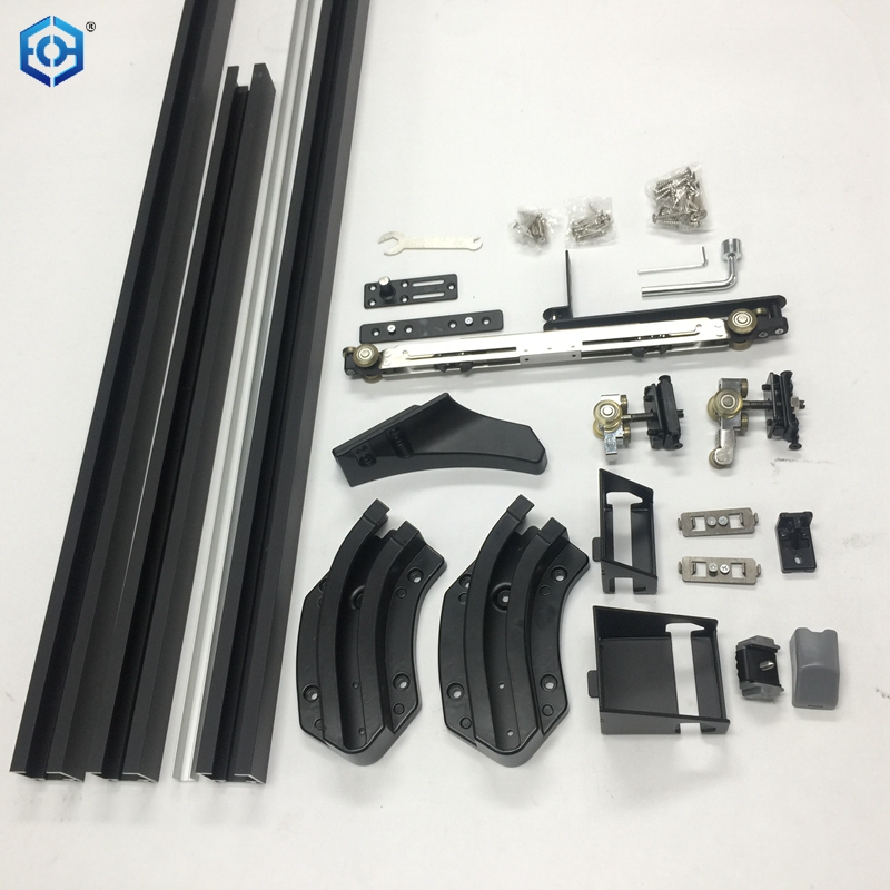 Flush Sliding Door System with Two-way Damper for Doors Up To 70kg