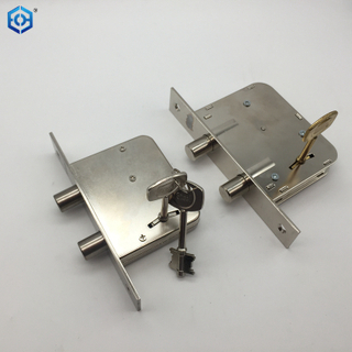 Europe Quality Standard Satin Nickel Finish Argentina Door Lock Body Zinc Handle Mortise Locks