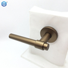 Special Finishes Modern Antique Bronze Stainless Steel Interior Door Lever Handle Lock Set
