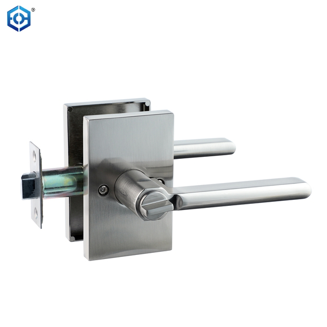 Zinc Alloy Vienna Door Lever Lock with Rectangular Rosette Entry Latch