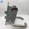 Stainless Steel Aisle Door Fire Lock Can Be Installed on Both Sides Suitable for Thickness 1.37-2.16 Inches Door