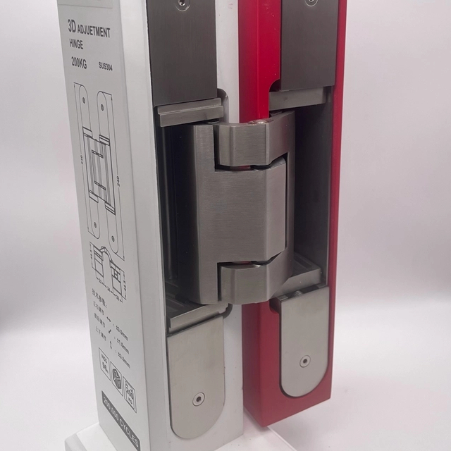 Heavy Duty 3D Adjustable Invisible Concealed Hidden 200 KG Wooden Cabinet Door Hinges 