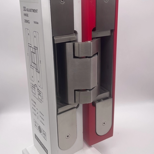 Heavy Duty 3D Adjustable Invisible Concealed Hidden 200 KG Wooden Cabinet Door Hinges 