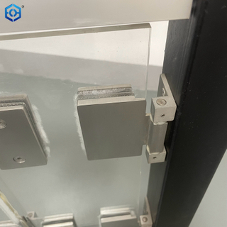 Frameless Folding Butt Flip Inclined One Side Durable Stainless Steel 90 Degree Glass Door Hinge 