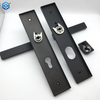 Black Stainless Steel Interior Door Handlesteel Plate And Zamak Handles