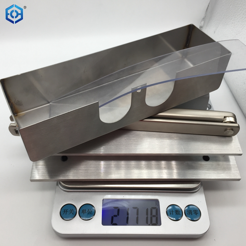 Stainless Steel Hydraulic Double Cylinder Glass Door Hinge Floor Spring Door Closer