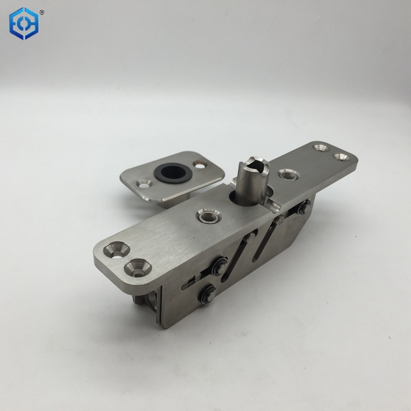 Stainless Steel Bathroom Offset Door Center Hardware Fittings 500kg Floor Spring 360 Degree Rotating Sky Axis Door Hinge