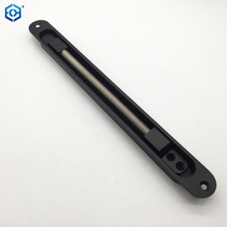 Black Aluminum Alloy Door Loop for Mortise Mounting Access Control Wire Protect