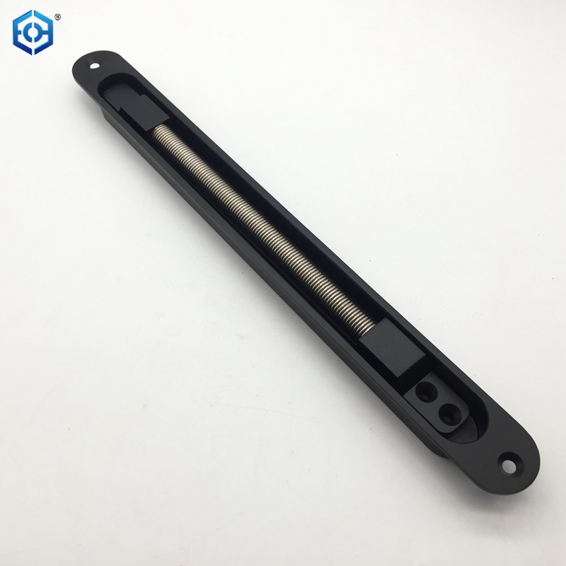 Black Aluminum Alloy Door Loop for Mortise Mounting Access Control Wire Protect