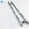 Silver Stainless Steel Square Tube Locking Ladder Pulls for Glass Doors