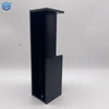 Black Aluminum Recessed Sliding Pocket Door Handle for Wardrobe Door