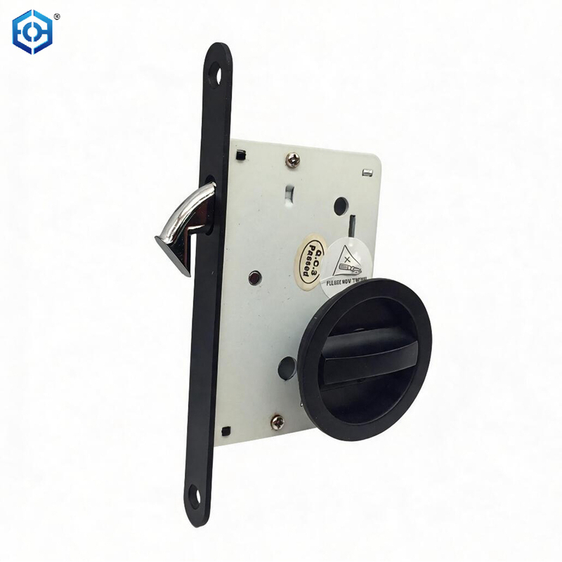 Mortise Lock Sliding Door Lock with Compass Bathroom WC For Sliding Wooden Doors