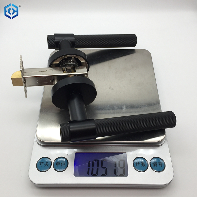 Black Brass Heavy Duty Entry Door Lock with Keys for Exterior Interior Doors